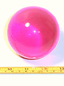 Electric Pink 3 inch acrylic ball