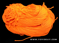 YYG Day-glow 100 Percent Polyester 3x2 Orange String