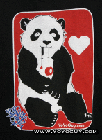 Panda with Yo-Yo Shirt designed by YoYoCandy